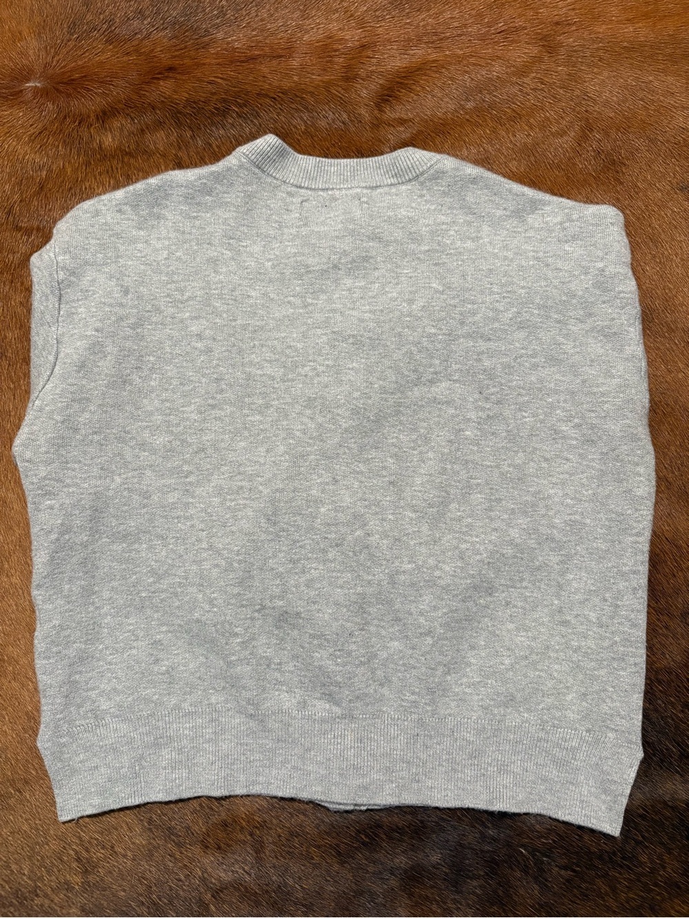 Frame Assembly Kids' Light Gray Button-Front Cardigan - Picture 5 of 5